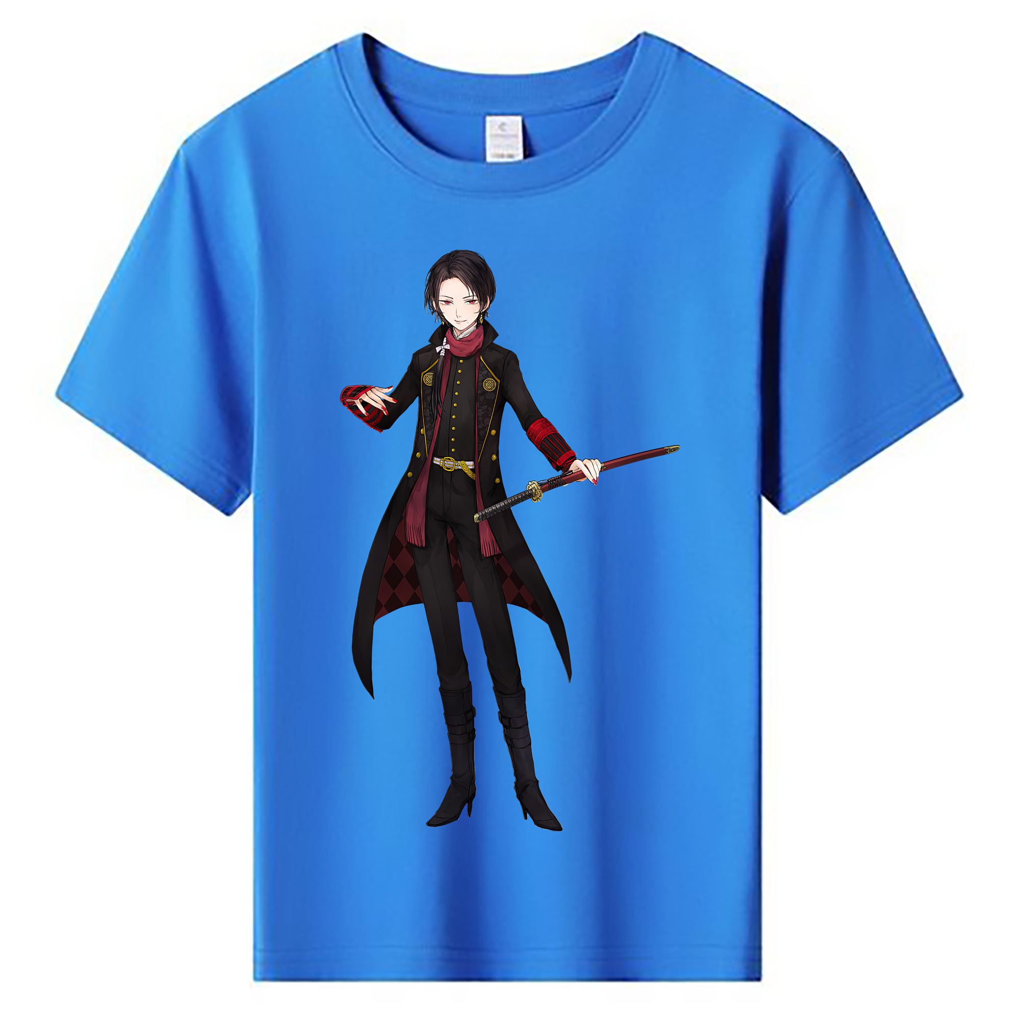 （画像用） 刀剣乱舞 Touken Ranbu 綿100％キッズTシャツ（フロントプリント）